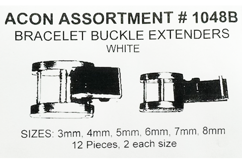 BAND, SOLID LNK EXT WHT  3-8mm